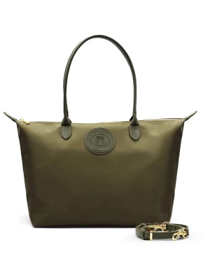 ATELIERS SAINT GERMAIN Skórzany shopper bag w kolorze khaki - 42 x 25 x 19 cm rozmiar: onesize