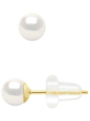 ATELIERS SAINT GERMAIN Złote kolczyki-wkrętki z perłami rozmiar: onesize