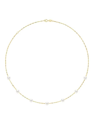 ATELIERS SAINT GERMAIN Złoty naszyjnik z perłami - dł. 42 cm rozmiar: onesize