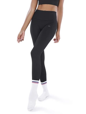Athleas Legginsy sportowe "Eva" w kolorze czarnym rozmiar: L/XL