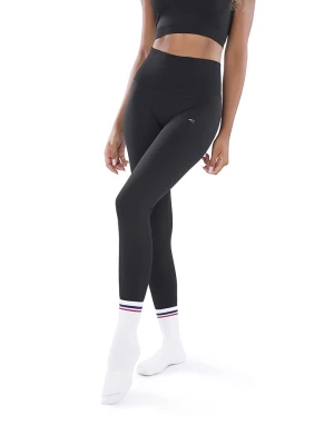 Athleas Legginsy sportowe "Mya" w kolorze czarnym rozmiar: M/L