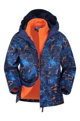 Atom Printed - wodoodporna kurtka 3 w 1 - Navy Mountain Warehouse