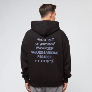 Pegador Atule Oversized Sweat Jacket mężczyźni Bluzy czarny rozmiar Odzież