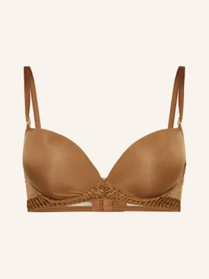 Aubade Biustonosz Push-Up Sheer Emotion beige