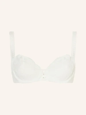 Aubade Biustonosz Z Fiszbinami Kiss Of Love Z Kamieniami Ozdobnymi weiss