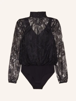 Aubade Body Manche Lon schwarz CZARNY