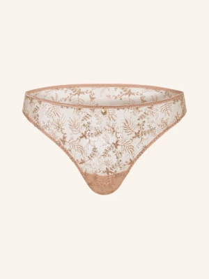 Aubade Figi Sound Of Heart Z Błyszczącą Przędzą beige