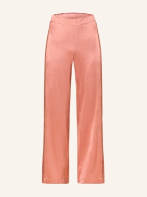 Aubade Spodnie Od Piżamy Midnight Whisper Z Jedwabiu pink