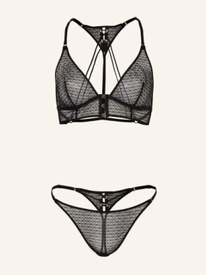 Aubade Zestaw Secret Language: Biustonosz Trójkątny I Stringi schwarz