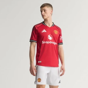 Autentyczna koszulka domowa Manchester United 25/26 Adidas Mufc Red
