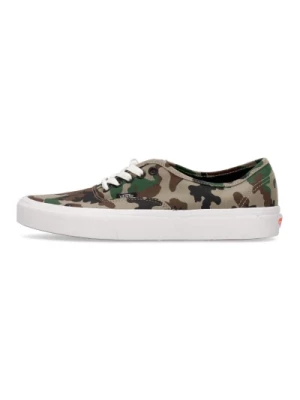 Autentyczne Camo Olive/Białe Sneakersy Vans