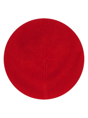 AUTHENTIC CASHMERE Kaszmirowa czapka "Liwi" w kolorze czerwonym rozmiar: onesize