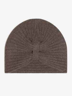 AUTHENTIC CASHMERE Kaszmirowa czapka "Petre" w kolorze brązowym rozmiar: onesize