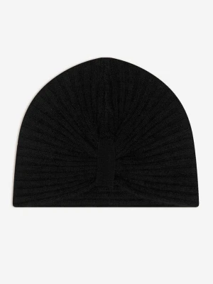 AUTHENTIC CASHMERE Kaszmirowa czapka "Petre" w kolorze czarnym rozmiar: onesize