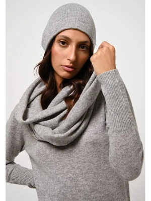 AUTHENTIC CASHMERE Kaszmirowa czapka "Pinier" w kolorze szarym rozmiar: onesize