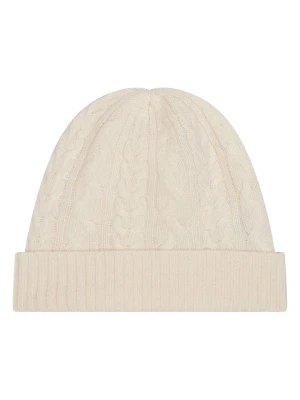 AUTHENTIC CASHMERE Kaszmirowa czapka "Scott" w kolorze kremowym rozmiar: onesize
