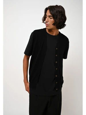 AUTHENTIC CASHMERE Kaszmirowa kamizelka "Hugo" w kolorze czarnym rozmiar: L