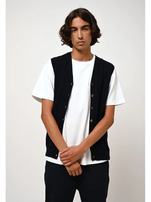 AUTHENTIC CASHMERE Kaszmirowa kamizelka "Hugo" w kolorze granatowym rozmiar: XXL