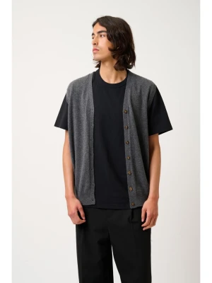 AUTHENTIC CASHMERE Kaszmirowa kamizelka "Hugo" w kolorze szarym rozmiar: M