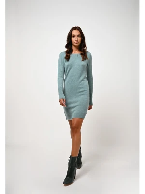 AUTHENTIC CASHMERE Kaszmirowa sukienka "Armet" w kolorze miętowym rozmiar: XXL