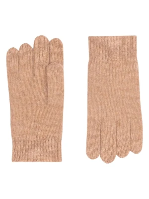 AUTHENTIC CASHMERE Kaszmirowe rękawiczki "Roc" w kolorze beżowym rozmiar: onesize