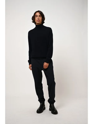 AUTHENTIC CASHMERE Kaszmirowy golf "Bange" w kolorze granatowym rozmiar: L