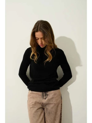 AUTHENTIC CASHMERE Kaszmirowy golf "Bise" w kolorze czarnym rozmiar: XXL