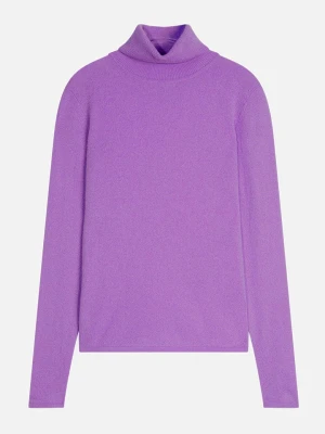 AUTHENTIC CASHMERE Kaszmirowy golf "Bise" w kolorze fioletowym rozmiar: L