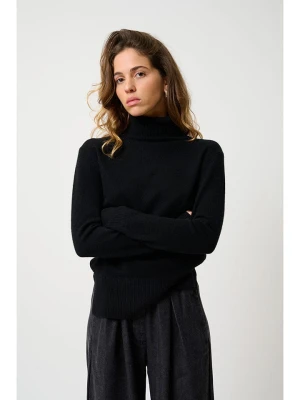 AUTHENTIC CASHMERE Kaszmirowy golf "Fornet" w kolorze czarnym rozmiar: S