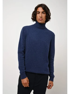 AUTHENTIC CASHMERE Kaszmirowy golf "Martin" w kolorze granatowym rozmiar: S