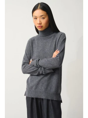 AUTHENTIC CASHMERE Kaszmirowy golf w kolorze antracytowym rozmiar: XL