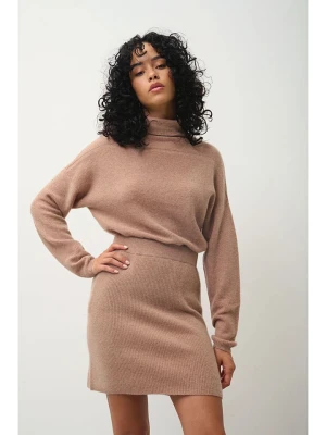 AUTHENTIC CASHMERE Kaszmirowy golf w kolorze beżowym rozmiar: XL