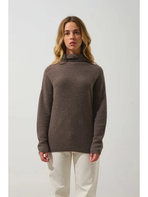 Zdjęcie produktu AUTHENTIC CASHMERE Kaszmirowy golf w kolorze brązowym rozmiar: XL