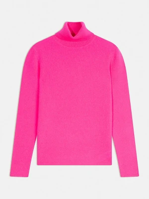 AUTHENTIC CASHMERE Kaszmirowy golf w kolorze różowym rozmiar: L