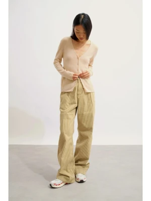 AUTHENTIC CASHMERE Kaszmirowy kardigan "Chalais" w kolorze kremowym rozmiar: XL