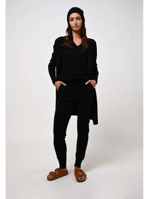 AUTHENTIC CASHMERE Kaszmirowy kardigan "Chésery" w kolorze czarnym rozmiar: XL