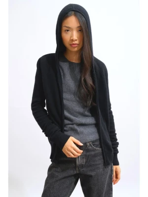 AUTHENTIC CASHMERE Kaszmirowy kardigan "Colombis" w kolorze czarnym rozmiar: M