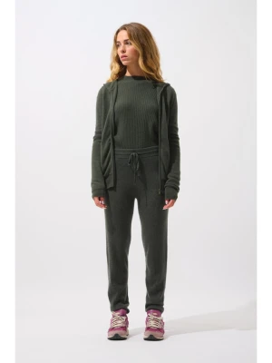 AUTHENTIC CASHMERE Kaszmirowy kardigan "Colombis" w kolorze khaki rozmiar: XL