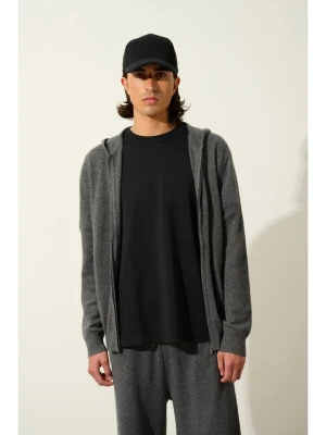 AUTHENTIC CASHMERE Kaszmirowy kardigan "Neurre" w kolorze antracytowym rozmiar: S