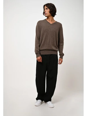 AUTHENTIC CASHMERE Kaszmirowy sweter "Agel" w kolorze brązowym rozmiar: M