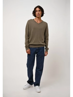 AUTHENTIC CASHMERE Kaszmirowy sweter "Agel" w kolorze khaki rozmiar: XXL