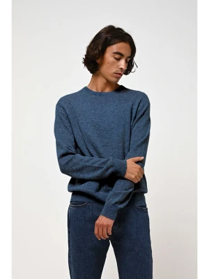 AUTHENTIC CASHMERE Kaszmirowy sweter "Aigliére" w kolorze niebieskim rozmiar: L