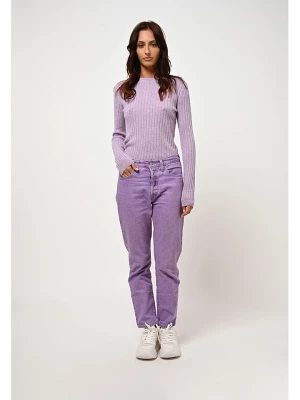 AUTHENTIC CASHMERE Kaszmirowy sweter "Bella" w kolorze fioletowym rozmiar: XXL