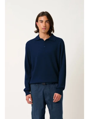 AUTHENTIC CASHMERE Kaszmirowy sweter "Charvet" w kolorze granatowym rozmiar: L