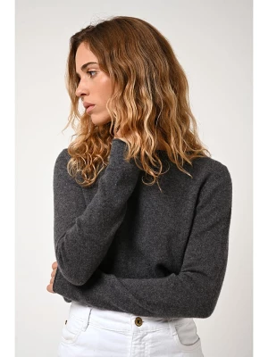 AUTHENTIC CASHMERE Kaszmirowy sweter "Criou" w kolorze antracytowym rozmiar: XL
