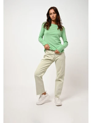 AUTHENTIC CASHMERE Kaszmirowy sweter "Criou" w kolorze zielonym rozmiar: L