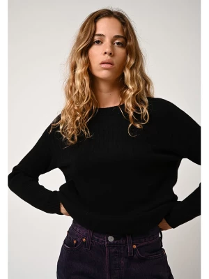 AUTHENTIC CASHMERE Kaszmirowy sweter "Daria" w kolorze czarnym rozmiar: S