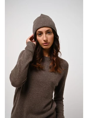 AUTHENTIC CASHMERE Kaszmirowy sweter "Ecrin" w kolorze brązowym rozmiar: S