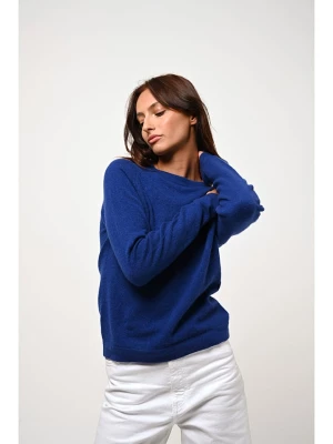 AUTHENTIC CASHMERE Kaszmirowy sweter "Ecrin" w kolorze granatowym rozmiar: M