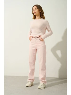 AUTHENTIC CASHMERE Kaszmirowy sweter "Ecrin" w kolorze jasnoróżowym rozmiar: XL